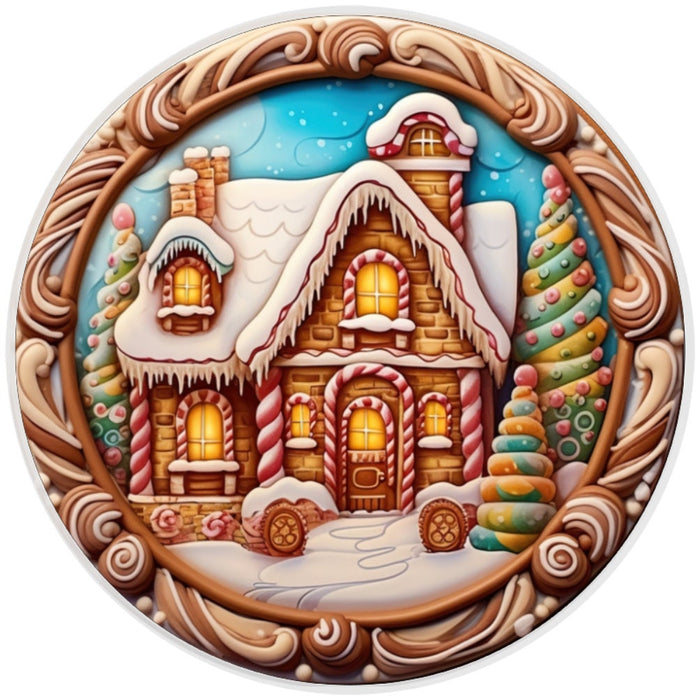 10 3D Look Gingerbread Cookie Sign, Wreath Sign, Home Decor