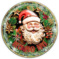 10 3D Look Santa Christmas Sign, Wreath Sign, Home Decor