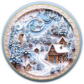 10 3D Look Snow Village Winter Sign, Wreath Sign, Home Decor