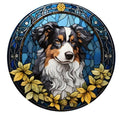 10 Australian Shepard Dog Sign, Aussie, Metal Wreath Sign, Home Decor