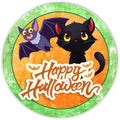 10 Bat Cat Halloween Sign, Wreath Sign, Home Decor