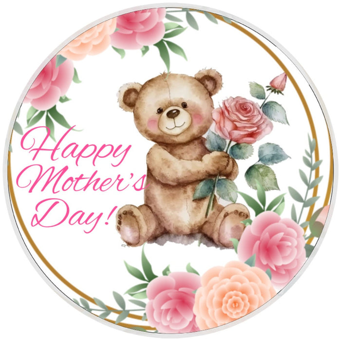 10 Bear Rose Mothers Day Sign, Wreath Sign, Home Decor