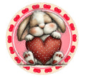 10 Bunny Valentine Sign, Wreath Sign, Home Decor