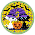 10 Cat Halloween Sign, Wreath Sign, Home Decor