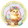 10  Chick Easter Basket Sign, Wreath Sign, Home Decor, Gift