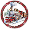 10 Christmas Express Train Sign, Wreath Sign, Home Decor, The Ritzy Cactus, Gift