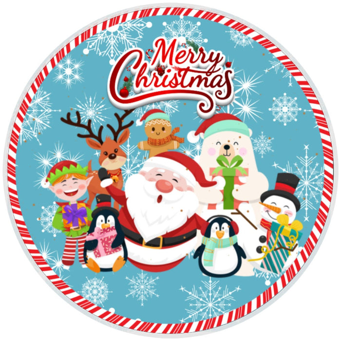 10 Christmas Friends Sign, Wreath Sign, Home Decor