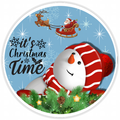 10” Christmas Time Snowman Wreath Sign, Home Decor, Aluminum, The Ritzy Cactus