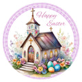10 Church Easter Egg Sign, Wreath Sign, Home Decor, Gift