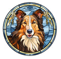 10 Collie Dog Sign, Metal Wreath Sign, Home Decor