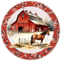 10 Country Red Barn Sign, Wreath Sign, Home Decor
