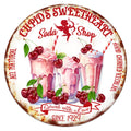 10 Cupids Soda Shop Valentine  Sign, Wreath Sign, Home Decor