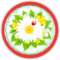 10” Daisy Ladybug Sign, Home Decor, Aluminum, The Ritzy Cactus