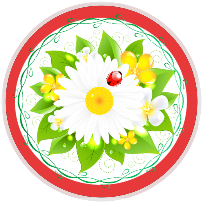 10” Daisy Ladybug Sign, Home Decor, Aluminum, The Ritzy Cactus
