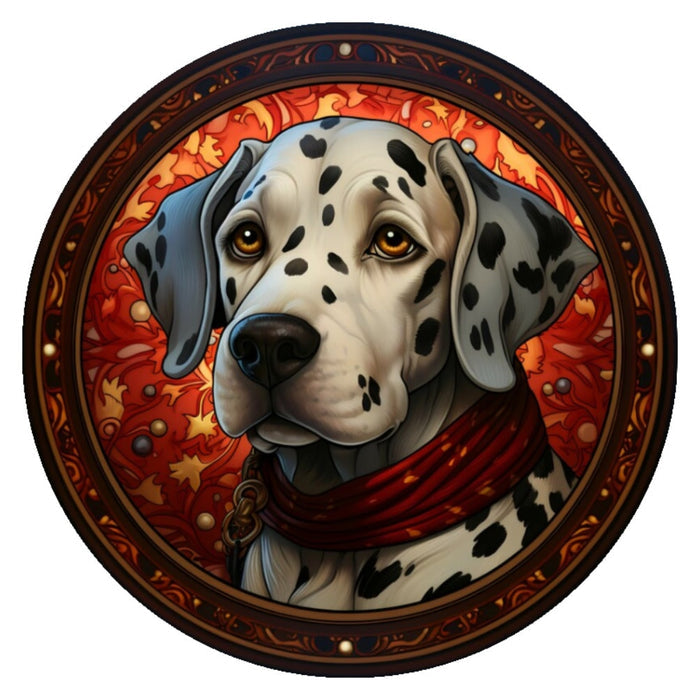 10 Dalmatian Dog Sign, Metal Wreath Sign, Home Decor