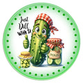 10 Dill With It Pickle Sign, Metal Wreath Sign, Home Decor