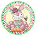 10  Easter Bunny Buzz Sign, Wreath Sign, Home Decor