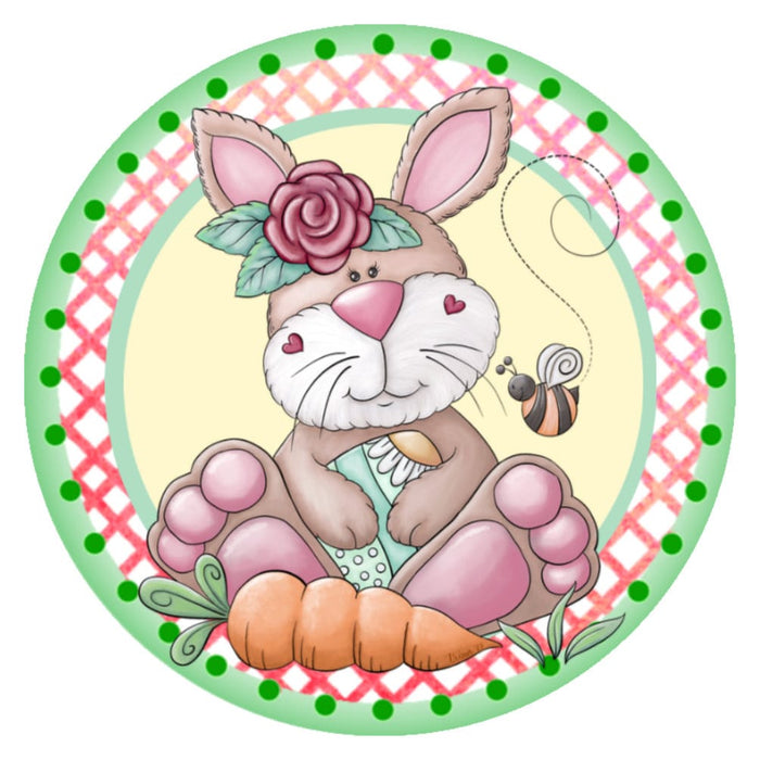 10  Easter Bunny Buzz Sign, Wreath Sign, Home Decor