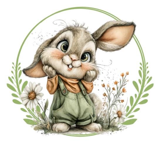 10 Easter Bunny Green Daisy Wreath Sign,  Metal Wreath Sign, Home Decor, Spring Sign
