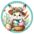 10  Easter Bunny Lace Sign, Wreath Sign, Home Decor, Gift