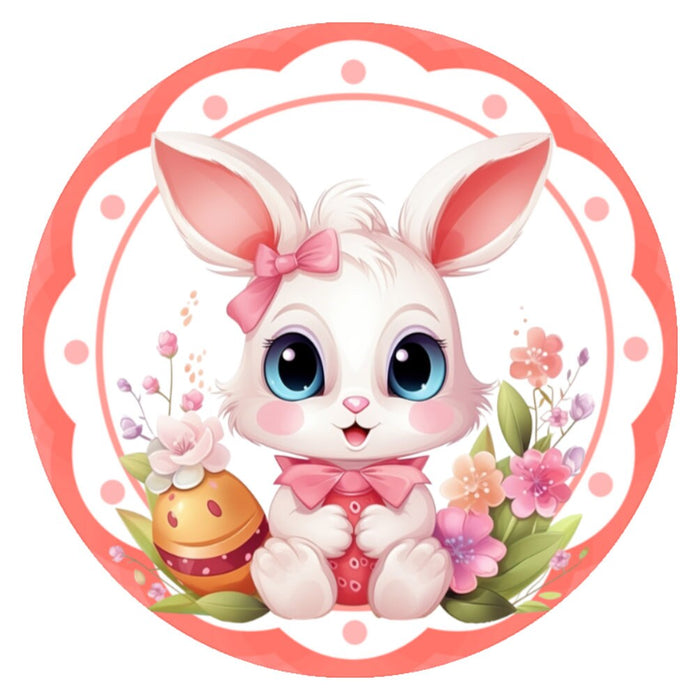 10 Easter Bunny Sign, Wreath Sign, Home Decor