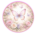 10" Elegant Butterfly Sign, Metal Wreath Sign, Home Decor, DIY Wreath Supply