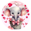 10 Elephant  Valentine Sign, Wreath Sign, Home Decor
