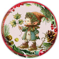 10 Elf Wreath Christmas Sign, Wreath Sign, Home Decor