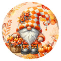 10 Fall Gnome  Pumpkin Sign, Wreath Sign, Home Decor