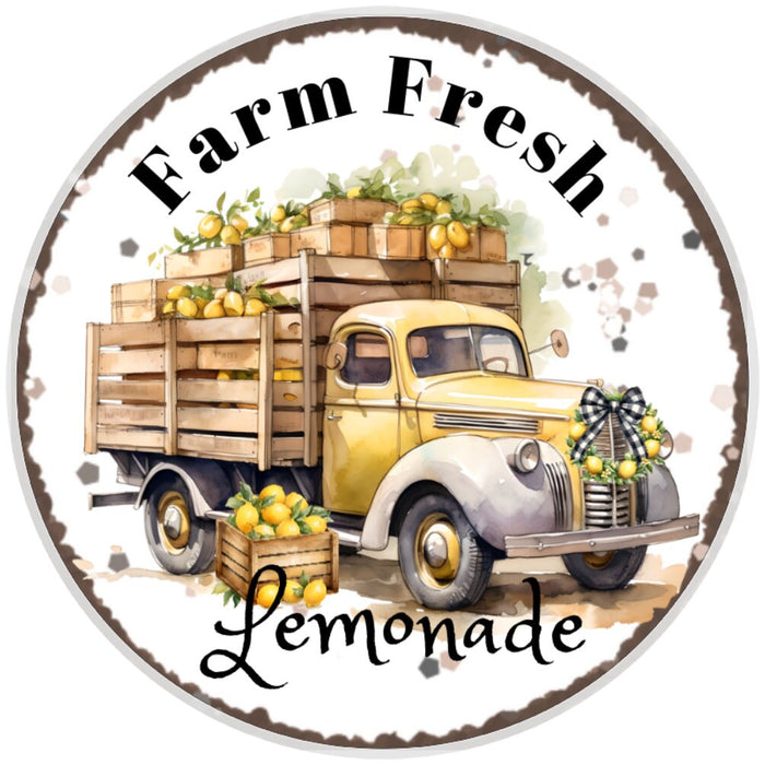 10 Farm Fresh Lemonade Sign, Wreath Sign, Home Decor, The Ritzy Cactus