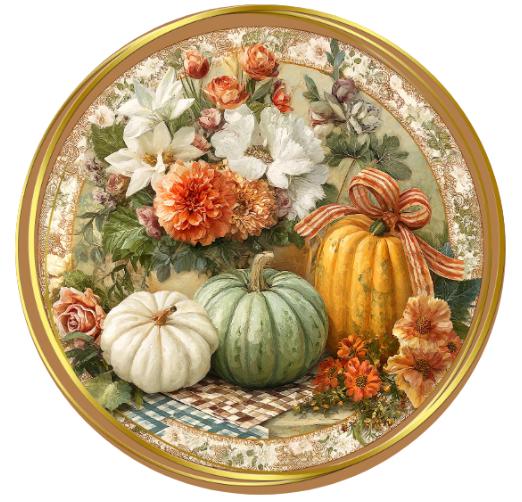10 Farmhouse Fall Country Green Pumpkin  Sign, Wreath Sign, Metal Sign, Home Decor