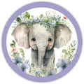 10 Floral  Elephant Sign , Wreath Sign, Home Decor