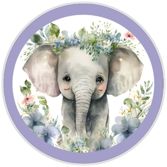10 Floral  Elephant Sign , Wreath Sign, Home Decor