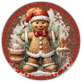 10 Gingerbread Cookie Christmas Sign, Wreath Sign, Home Decor