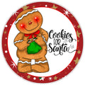 10 Gingerbread Cookies For Santa Sign, Wreath Sign, Home Decor, The Ritzy Cactus, Gift