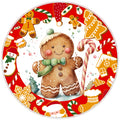10 Gingerbread Holiday Christmas Sign, Wreath Sign, Home Decor