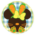 10 Girl Mouse Plaid Easter Sign, Wreath Sign, Metal sign, Home Decor