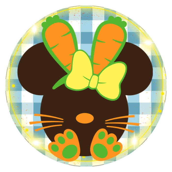 10 Girl Mouse Plaid Easter Sign, Wreath Sign, Metal sign, Home Decor