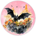 10 Halloween Bat Sign, Halloween Wreath Sign, Home Decor
