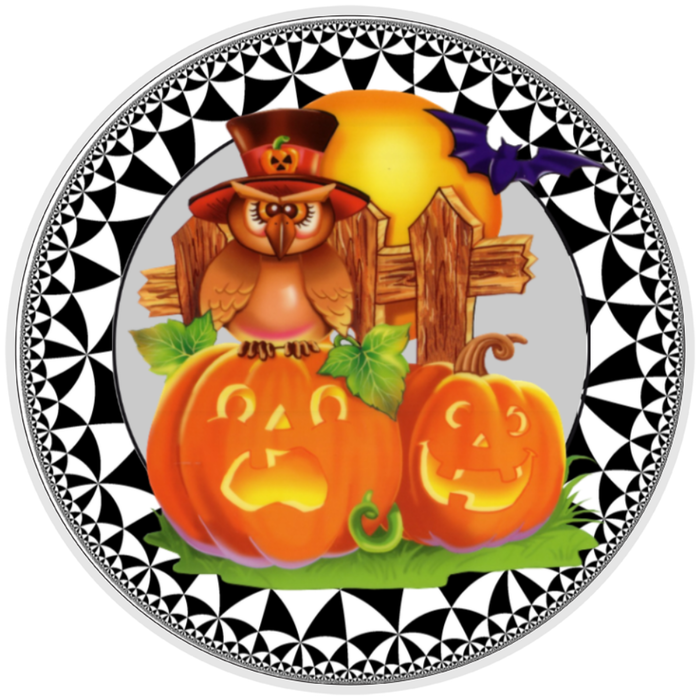 10” Halloween Fall Turkey Sign, Home Decor, Aluminum, The Ritzy Cactus