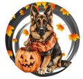 10 Halloween German Shepard Dog Sign, Metal Wreath Sign, Home Decor