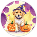 10 Halloween Golden Retriever Dog Sign, Wreath Sign, Home Decor