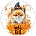 10 Halloween Pomeranian  Dog Sign, Wreath Sign, Home Decor