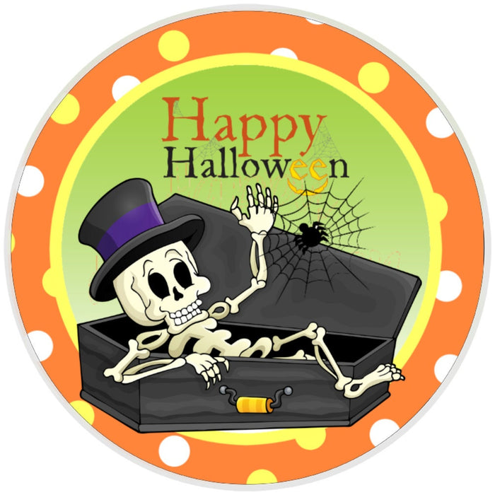 10 Halloween Skeleton  Sign, Wreath Sign, Home Decor