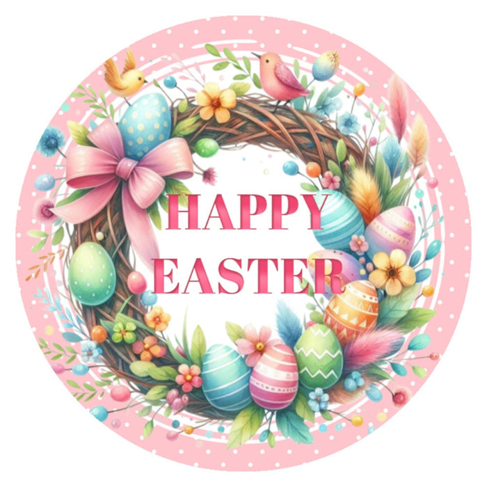 10  Happy Easter Wreath Sign, Wreath Sign, Home Decor, Gift