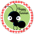 10 Happy Summer Picnic Ant Sign, Wreath Sign, Home Decor, Metal Sign, The Ritzy Cactus