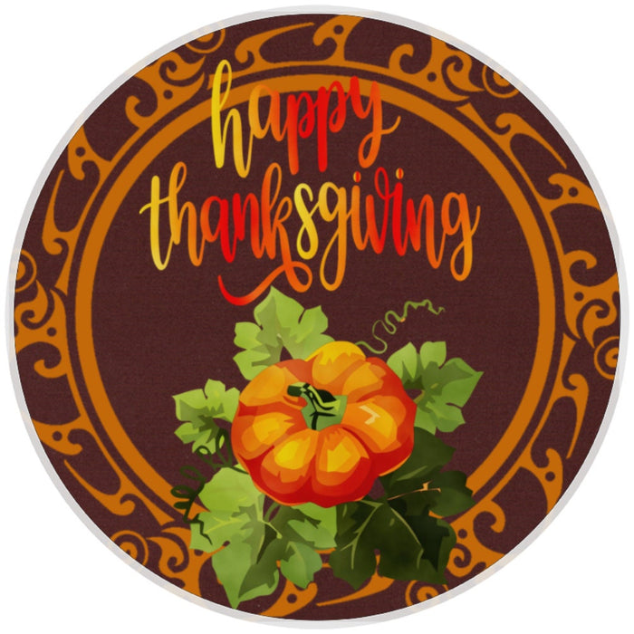 10 Happy Thanksgiving Pumpkin Sign, Fall Wreath Sign, Home Decor, The Ritzy Cactus, Gift