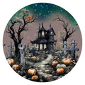 10 Haunted House Halloween Sign, Wreath Sign, Metal Sign, Home Decor