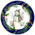 10 Holly Winter Snowman  Wreath Sign, Wreath Sign, Home Decor
