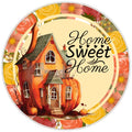 10 Home Sweet Home Pumpkin House Sign, Wreath Sign, Home Decor